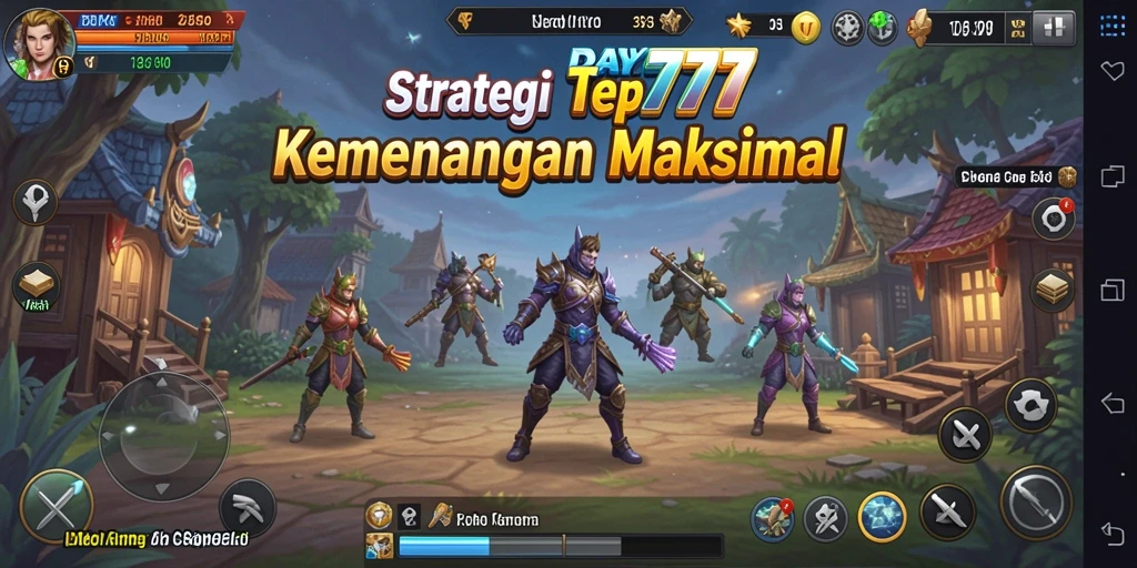 Tampilan strategi mendalam dari gameplay DAY777.