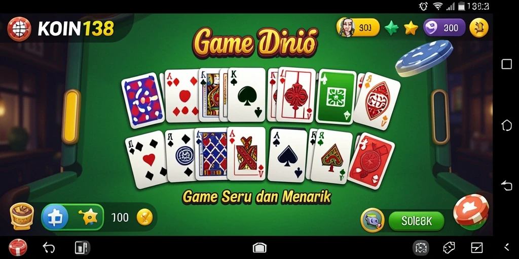 Tampilan gameplay KOIN138 yang menarik dan interaktif.