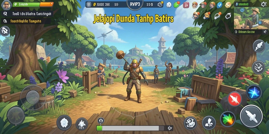 Tampilan menarik dari gameplay Open World RVIP3.