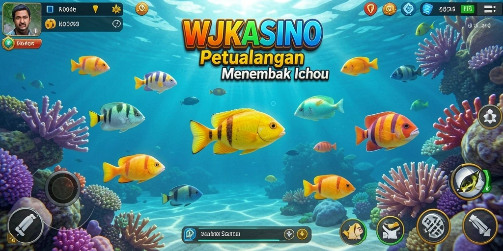 Tampilan gameplay menembak ikan yang seru di WJKASINO.